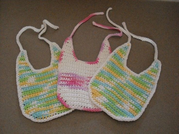 Simple to Crochet Baby Bib Patterns