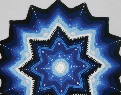 Starlit Galaxy Crochet Throws