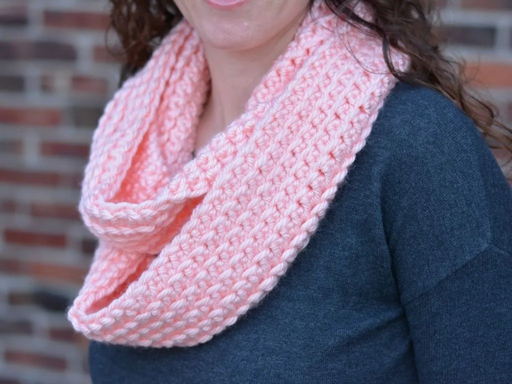 The Subtle Pink Infinity Scarf