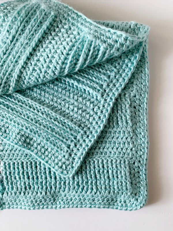 Bernat Textured Crochet Baby Blanket