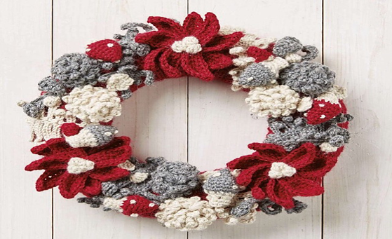 Crochet Floral Wreaths