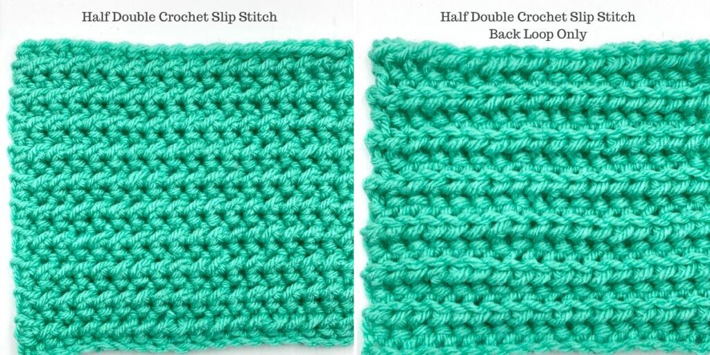 How Does Half Double Slip Stitch differ from Half Double Crochet?