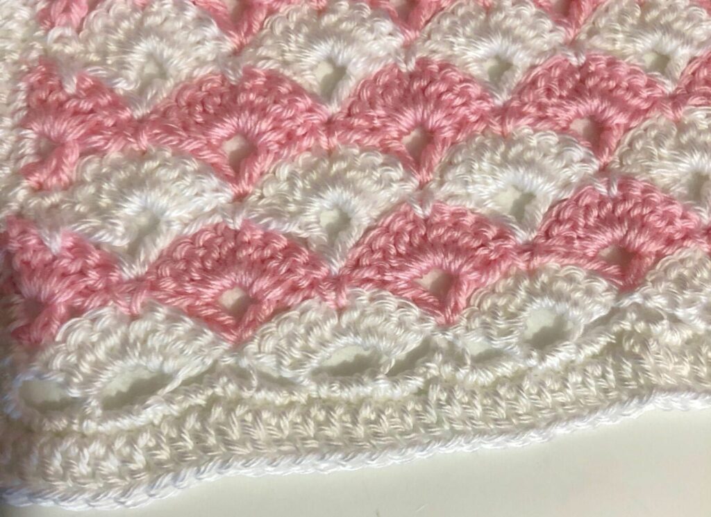 Lacy Shells Baby Blanket