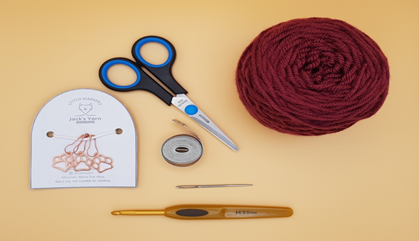 Materials Needed for Crocheting Harlequin Stitch