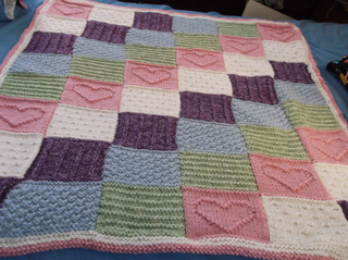 Textured Blocks Baby Blankets