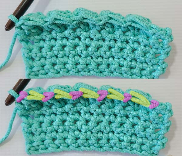 Transition to the Next Stitch