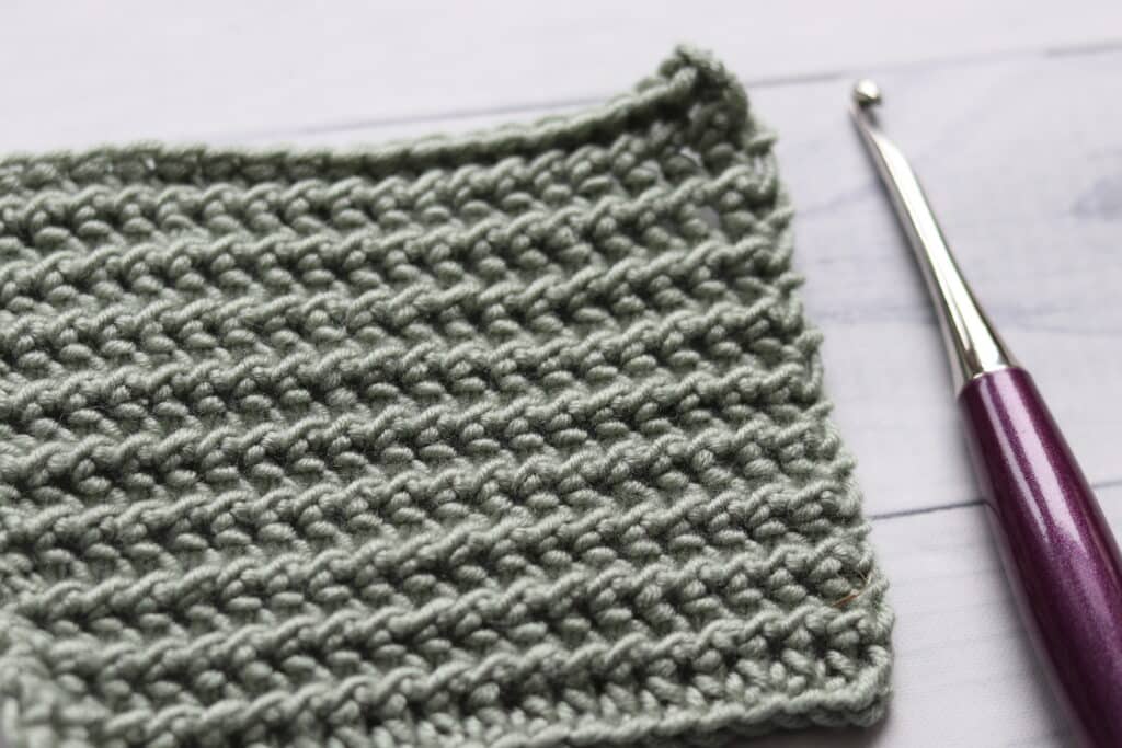 What is a Half Double Slip Stitch?