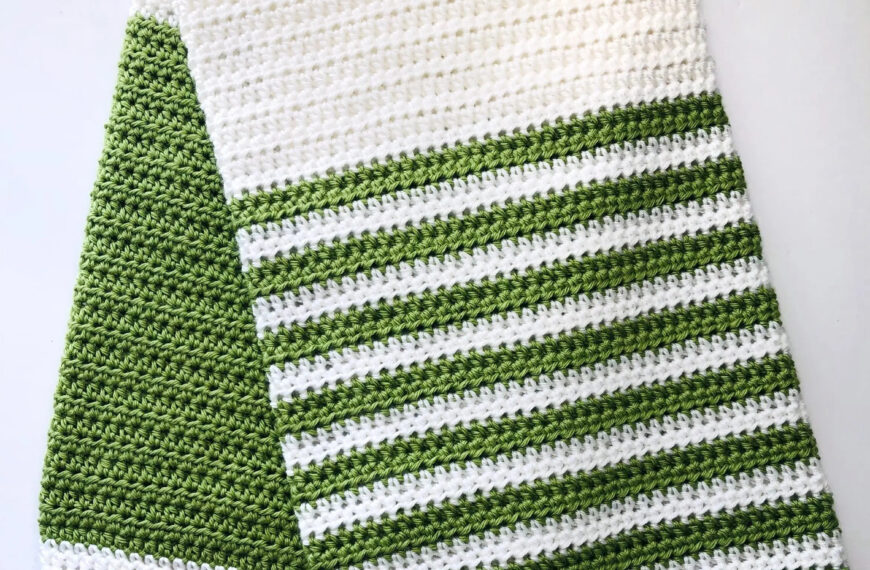 Beginner's Guide to Crafting Stunning Striped Crochet Blanket