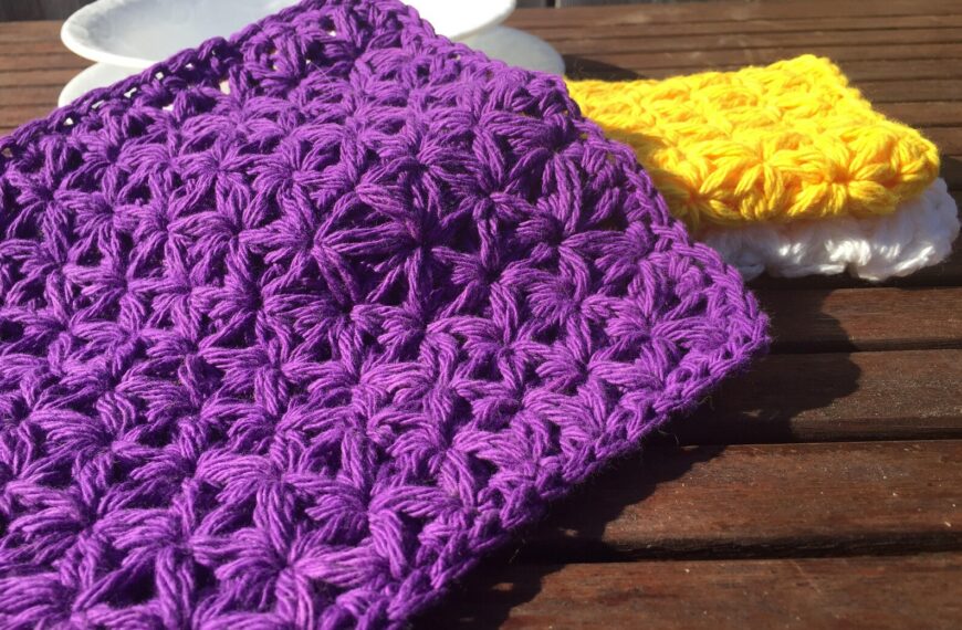 Crochet Even Berry Stitch Blanket Tutorial Guide