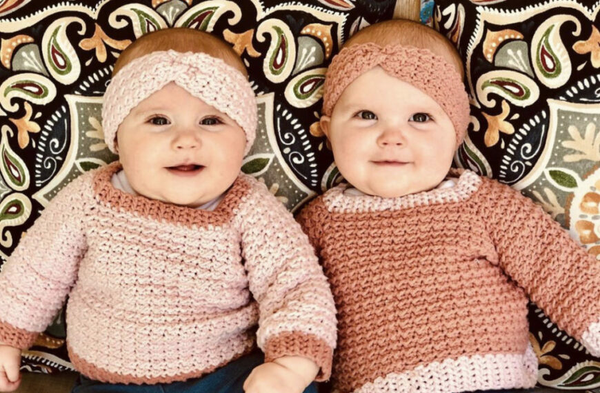 Crochet Even Moss Baby Sweater