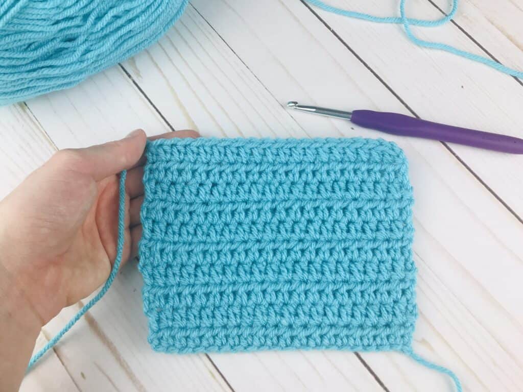 Herringbone Half Double Crochet tutorial