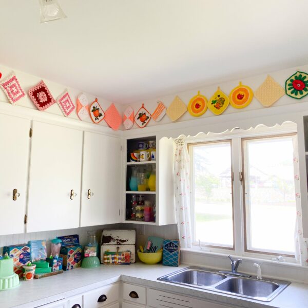 Crochet vintage pot holders