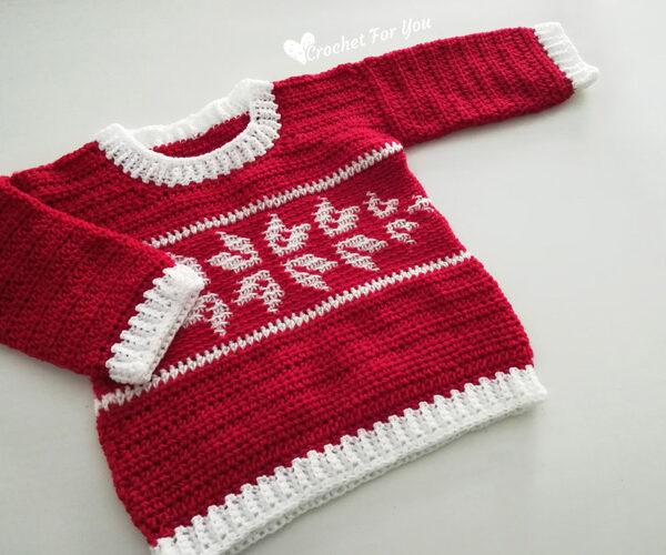 Quick Guide to Crochet Christmas Baby Sweater