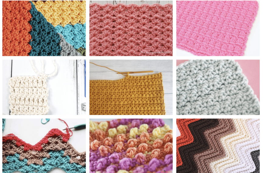 Easy Crochet Stitches for Beginners to Learn
