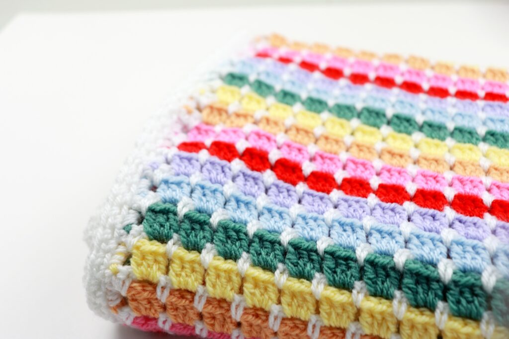 Crochet Boxed Block Stitch tutorial