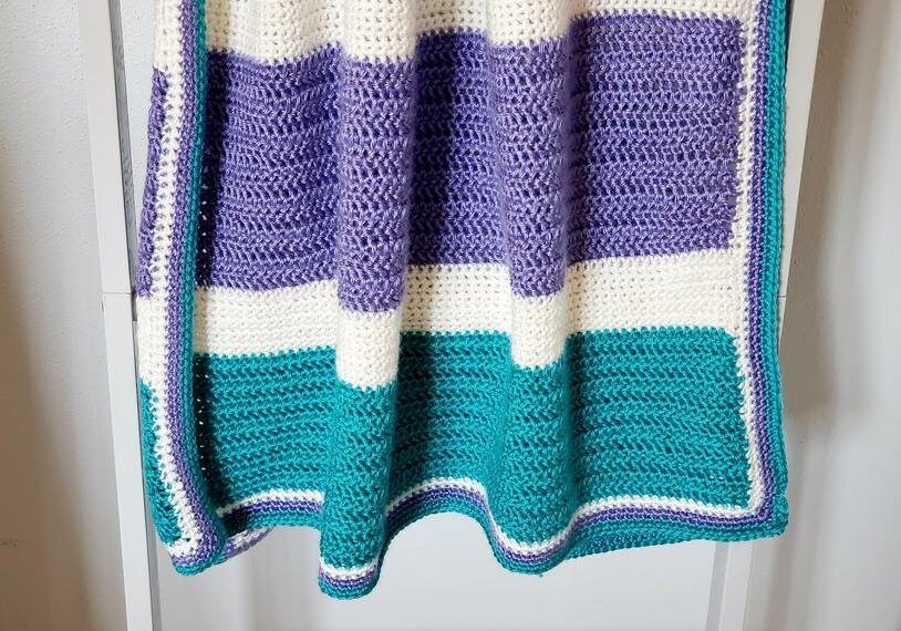 Step-By-Step Guide to Herringbone Half Stitch Blanket for Beginners