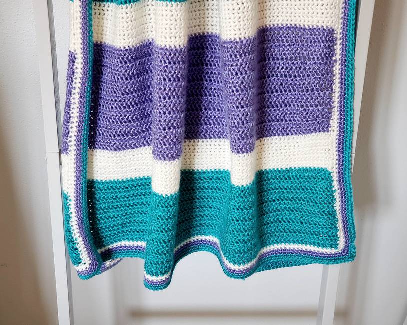 Step-By-Step Guide to Herringbone Half Stitch Blanket for Beginners