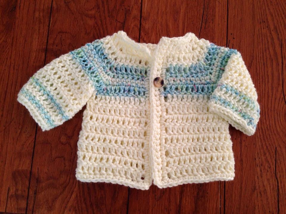 crochet baby sweater pattern ideas