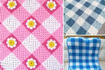 How to Crochet a Gingham Blanket