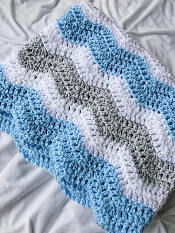 blue crochet blanket patterns