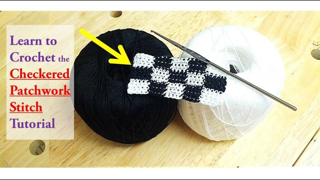 Crochet Checkerboard Stitch tutorial