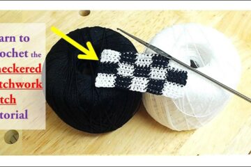Crochet Checkerboard Stitch tutorial