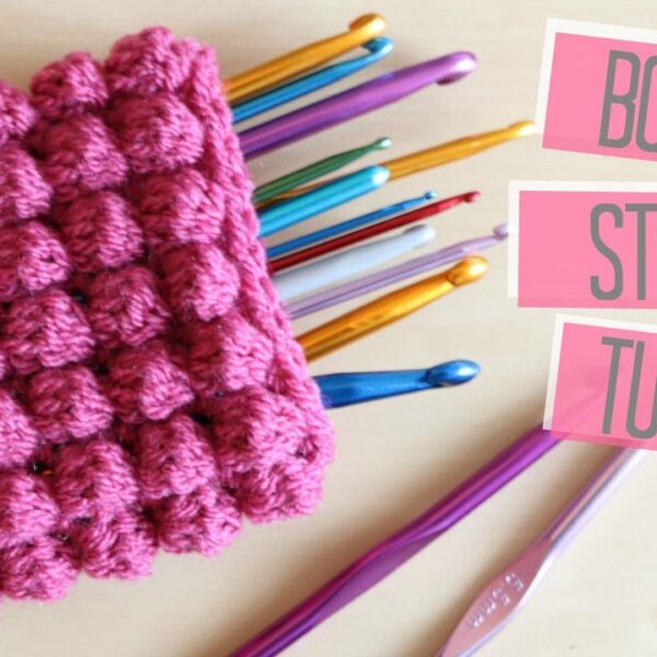 Double Crochet Bobble Tutorial Guide