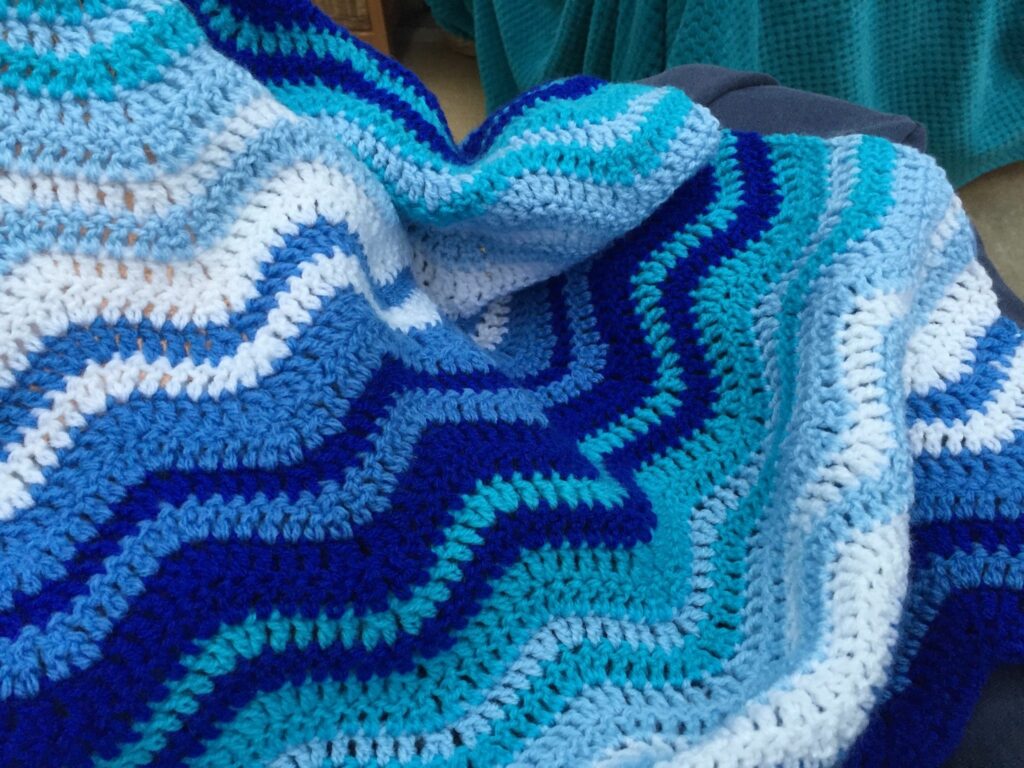 How to Crochet a Ripple Blanket