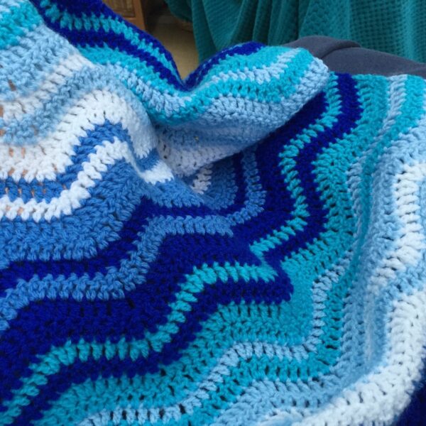 How to Crochet a Ripple Blanket