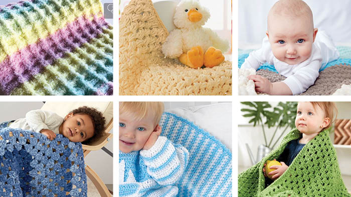 20 Crochet Patterns Made With Bernat Softee Baby Yarn