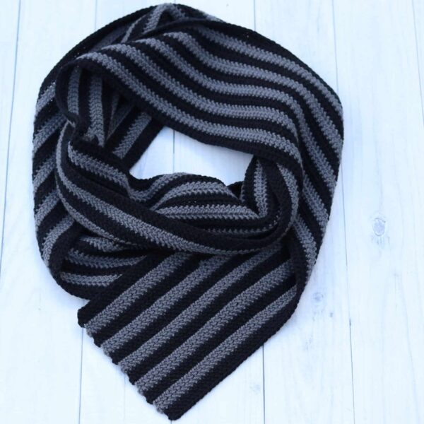 Best striped scarf crochet pattern