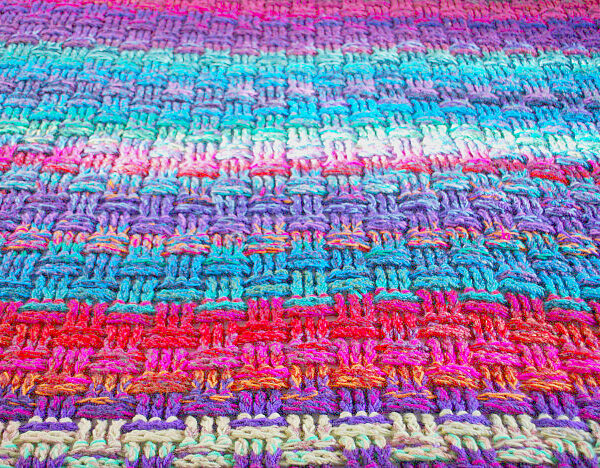 Crochet Basketweave Blanket tutorial
